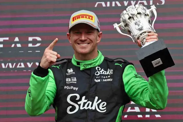 Nico Hulkenberg finishes P3 at the British GP, Silverstone