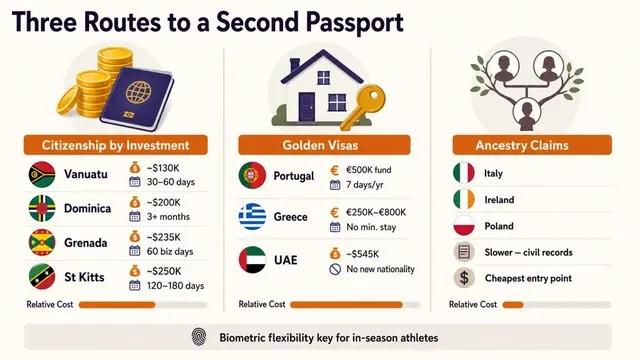 Three Passport Routes: Cost, Timeline & Feasibility