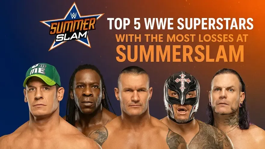 Top 5 WWE Superstars with the Most Losses at Summerslam