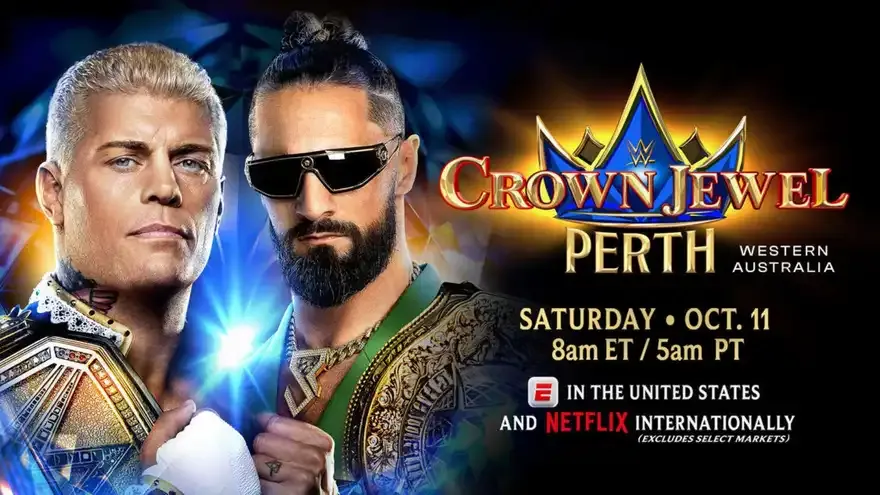 WWE Crown Jewel 2025 Match Card: Cody Rhodes vs Seth Rollins & More
