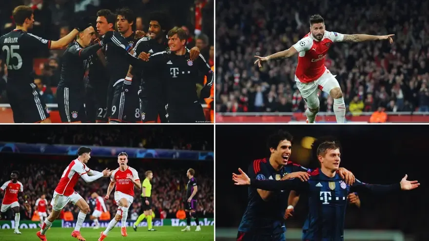 Arsenal vs Bayern Munich: All Champions League clash at Emirates Stadium