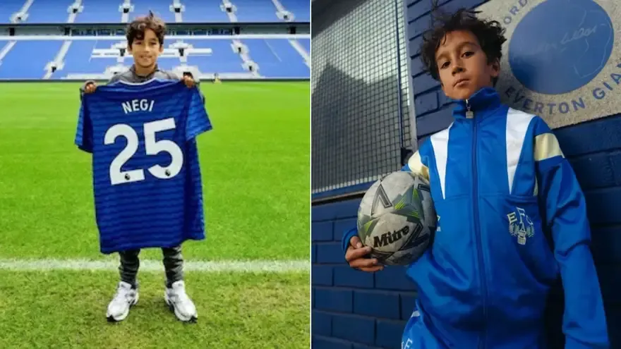 Urban Negi: The 9-year-old wonderkid of Indian Origin joins Everton