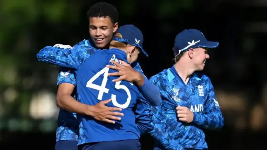 England U19 Beat New Zealand U19 by 65 Runs to Qualify for ICC U19 World Cup 2026 Semi-Finals