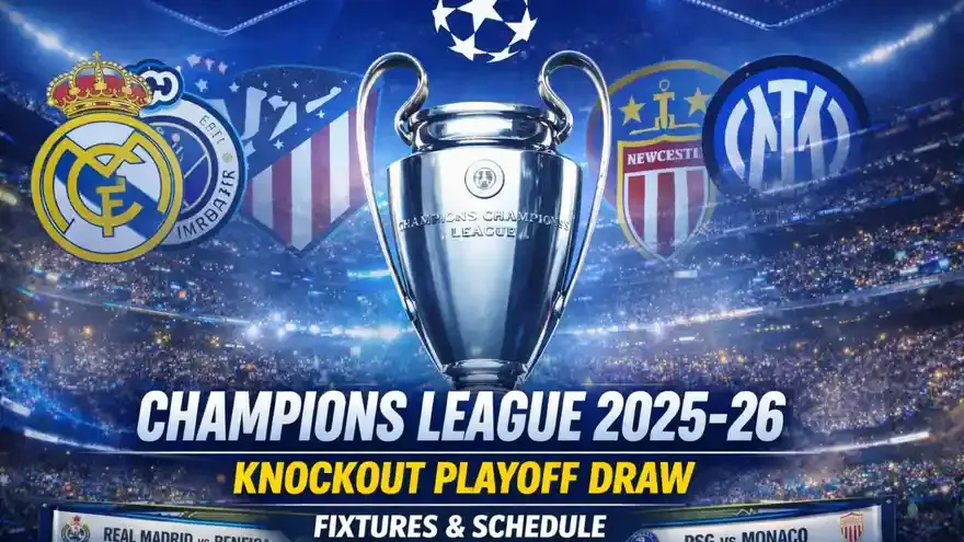 UEFA Champions League 2025-26 Knockout Playoff Draw: Full Fixtures, Dates & Matchups