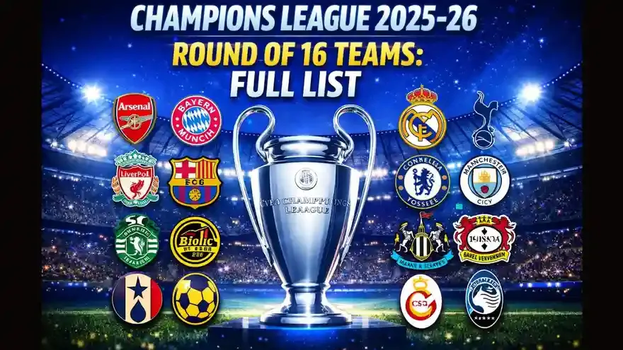 Champions League 2025-26: All teams that have qualified for the Round of 16