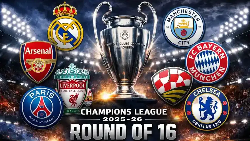 Champions League 2025-26 Round of 16: Fixtures, Draw and Match Previews
