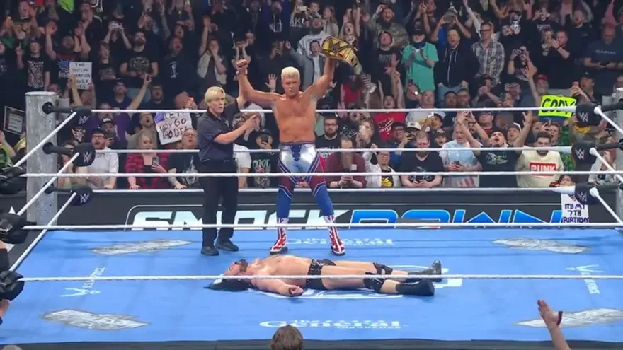 Cody Rhodes Defeats Drew McIntyre to Win WWE Championship on SmackDown