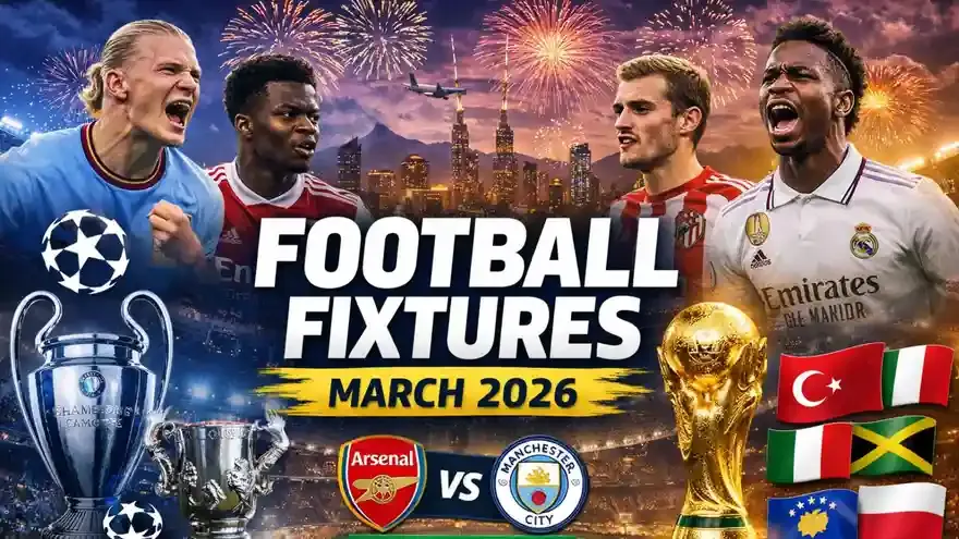 Top Football Matches in March 2026: UCL Round of 16, World Cup Playoffs & Key Fixtures