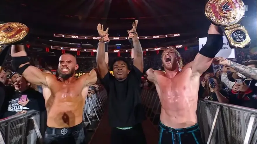 Logan Paul & Austin Theory Crowned WWE Tag Team Champions After RAW MSG Shocker