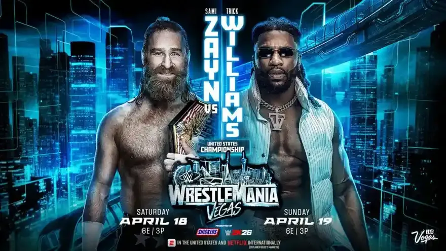 WrestleMania 42 United States Championship Match: Sami Zayn vs Trick Williams Sparks Fan Debate