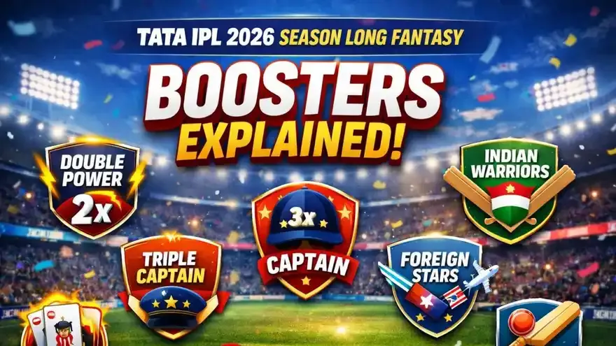 TATA IPL 2026 Fantasy Boosters Explained: Double Power, Triple Captain & All Boosters Guide