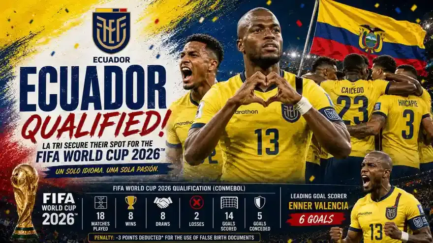 How Ecuador Qualified for FIFA World Cup 2026: Results, Stats and Fixtures
