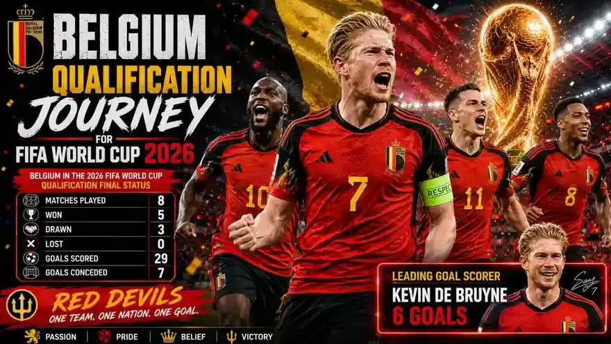 How Belgium Qualified for FIFA World Cup 2026: Results, Stats and Fixtures