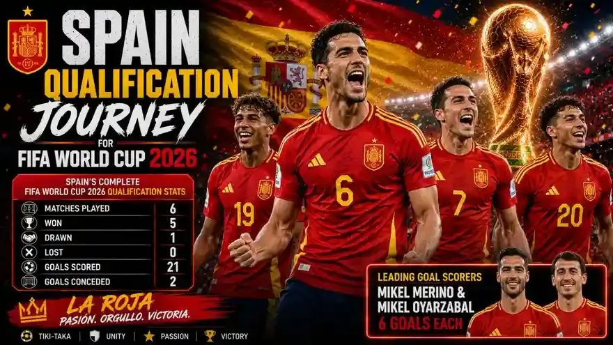 How Spain Qualified for FIFA World Cup 2026: Results, Stats and Fixtures