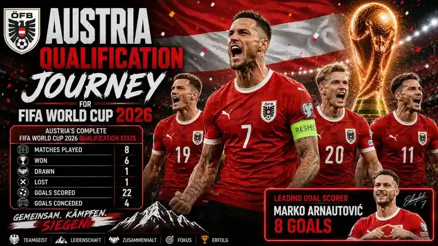How Austria Qualified for FIFA World Cup 2026: Results, Stats and Fixtures