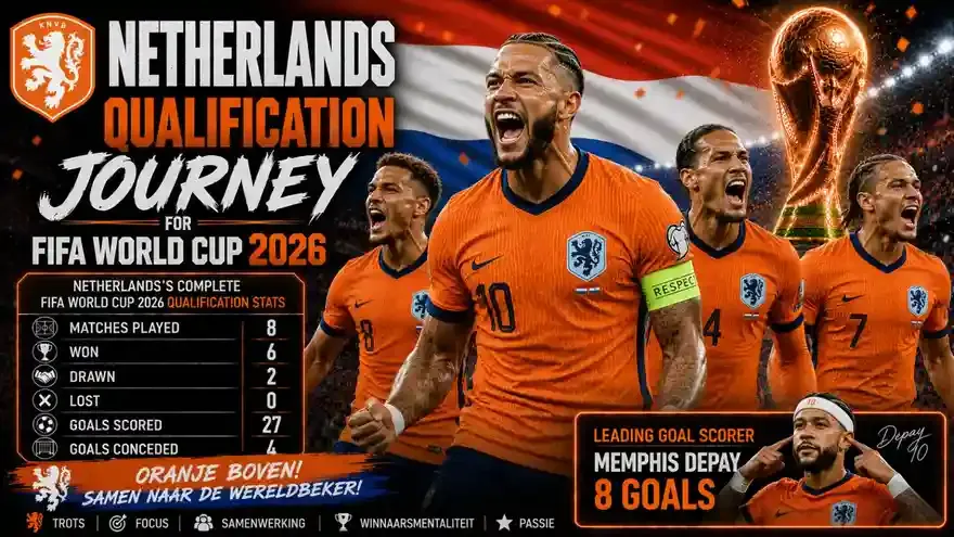 How Netherlands Qualified for FIFA World Cup 2026: Results, Stats and Fixtures