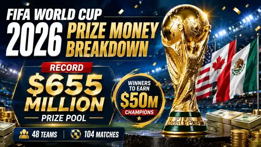 FIFA World Cup 2026 Prize Money: Full Breakdown of the $655 Million Prize Pool