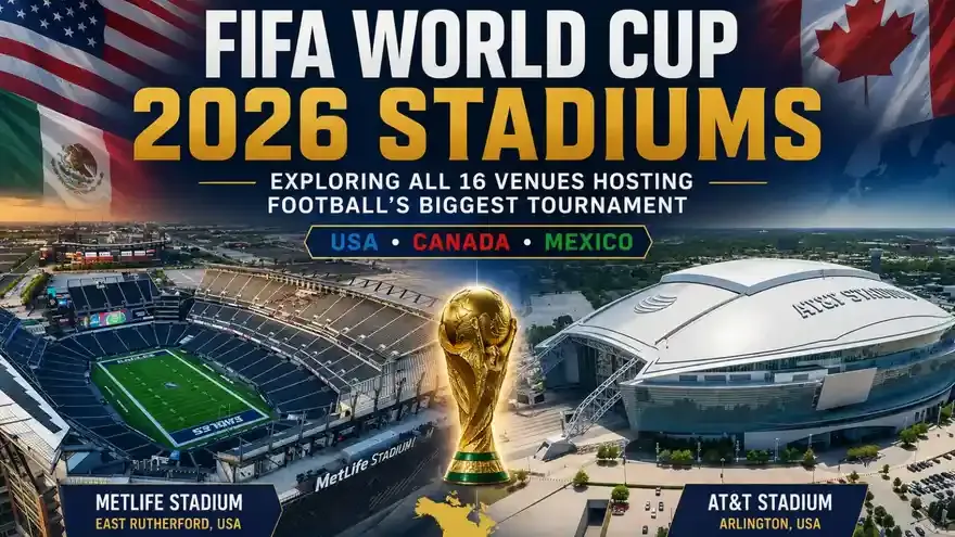 FIFA World Cup 2026 Stadiums: Exploring All 16 Venues Hosting Football's Biggest Tournament
