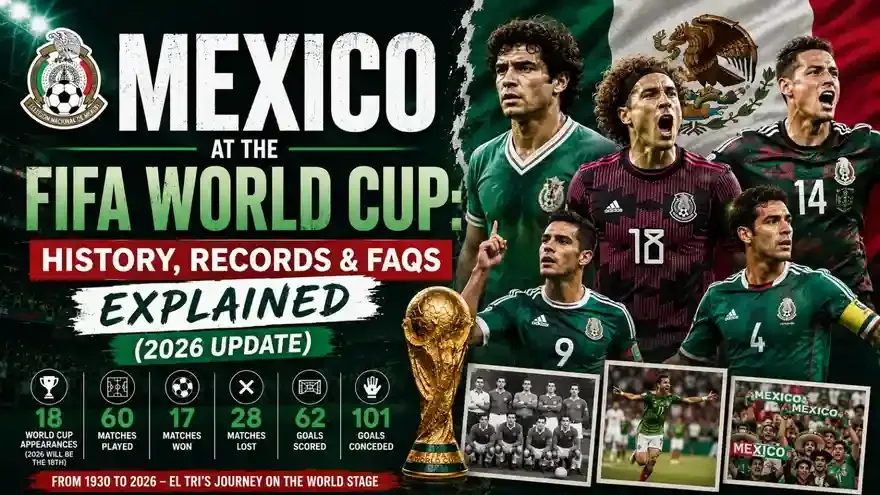 Mexico at the FIFA World Cup: History, Records and FAQs (2026 Update)