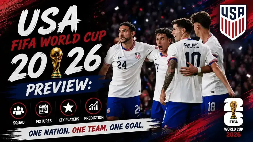USA FIFA World Cup 2026 Preview: Squad, Fixtures, Lineup and Prediction