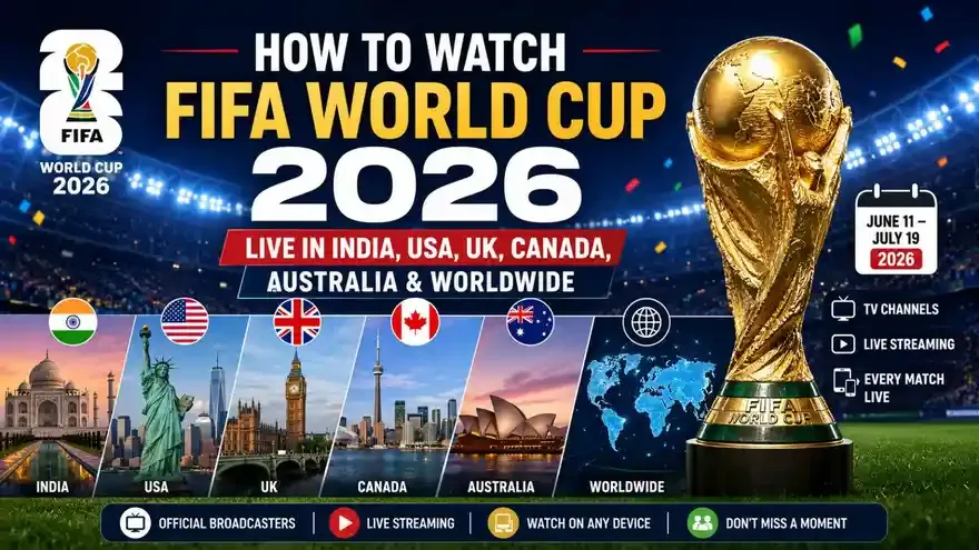 How to Watch the FIFA World Cup 2026 in India, USA, UK, Canada, Australia and Worldwide