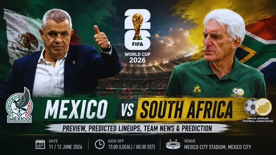 Mexico vs South Africa FIFA World Cup 2026: Preview, Predicted Lineups, Team News & Prediction