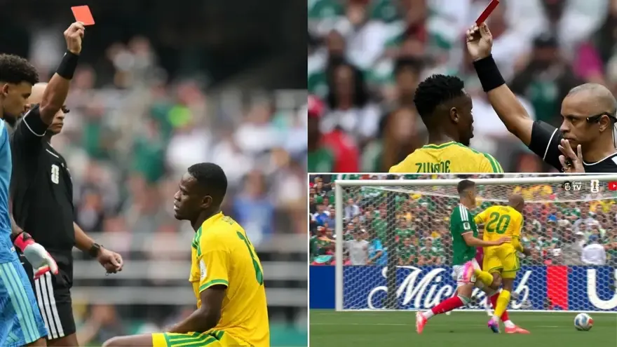 Mexico vs South Africa Red Cards Explained: Why Three Players Were Sent Off in FIFA World Cup 2026 Opener