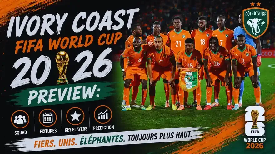 Ivory Coast FIFA World Cup 2026 Preview: Squad, Fixtures, Lineup and Prediction
