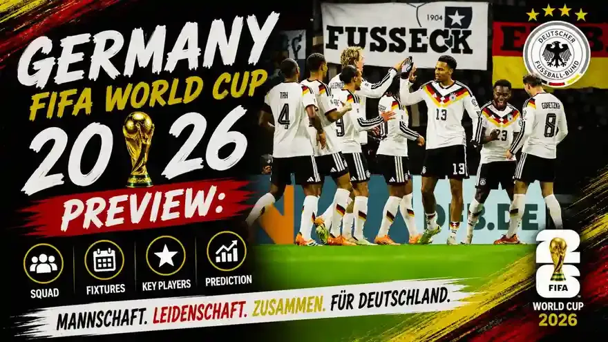 Germany FIFA World Cup 2026 Preview: Squad, Fixtures, Lineup and Prediction
