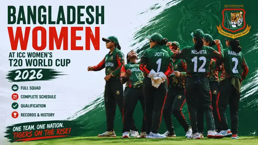 Bangladesh Women at ICC Women’s T20 World Cup 2026: Squad, Schedule, Qualification & Records