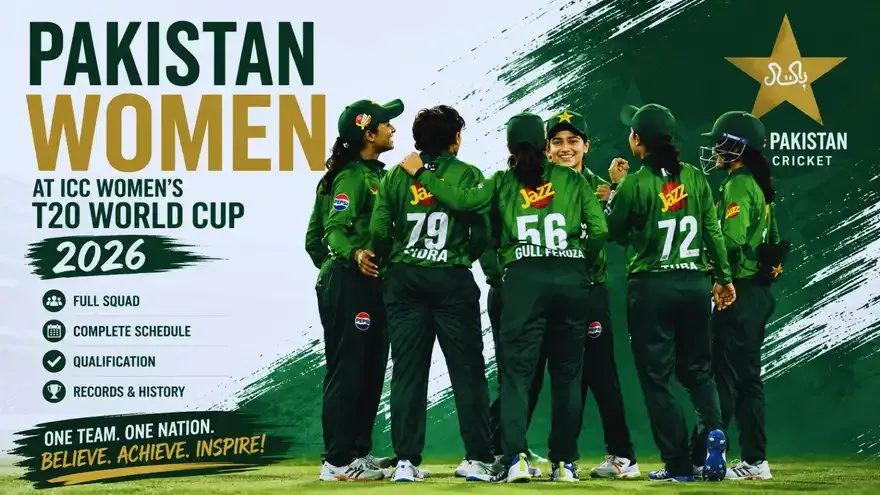 Pakistan Women at ICC Women’s T20 World Cup 2026: Squad, Schedule, Qualification & Records