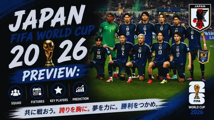 Japan FIFA World Cup 2026 Preview: Squad, Fixtures, Lineup and Prediction