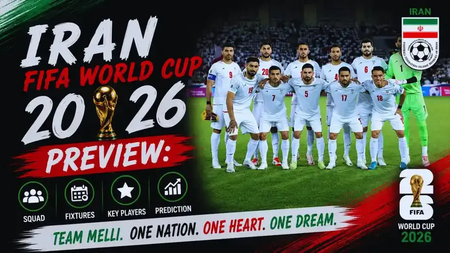Iran FIFA World Cup 2026 Preview: Squad, Fixtures, Lineup and Prediction