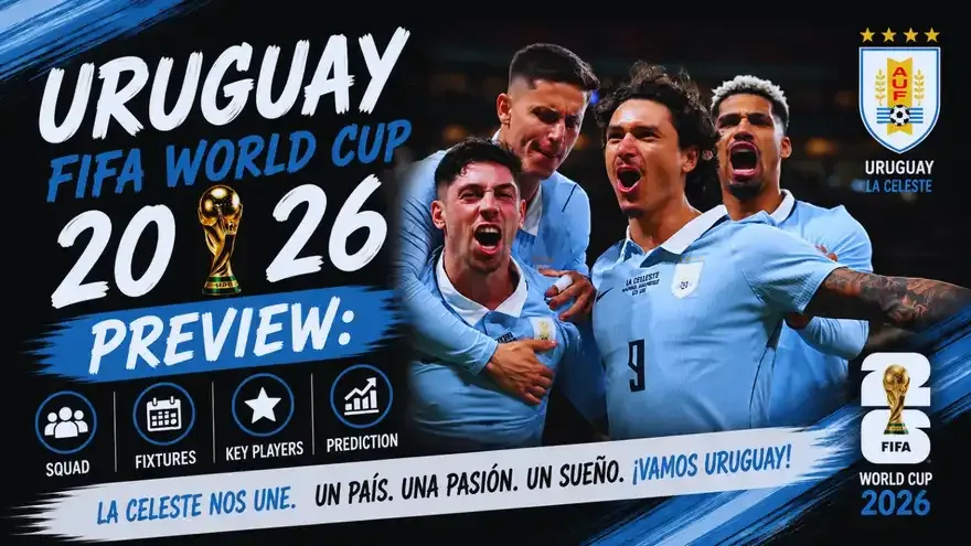 Uruguay FIFA World Cup 2026 Preview: Squad, Fixtures, Lineup and Prediction