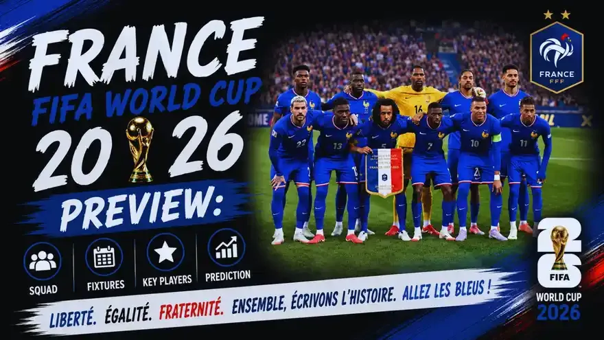 France FIFA World Cup 2026 Preview: Squad, Fixtures, Lineup and Prediction