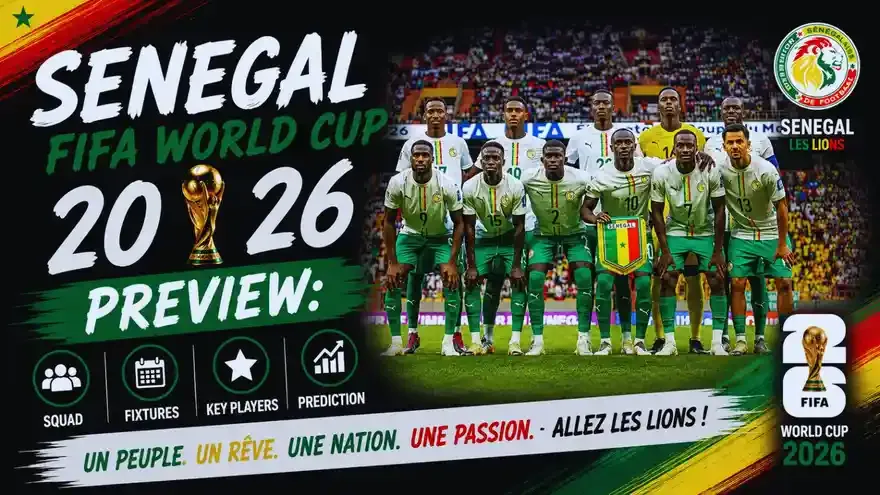 Senegal FIFA World Cup 2026 Preview: Squad, Fixtures, Lineup and Prediction