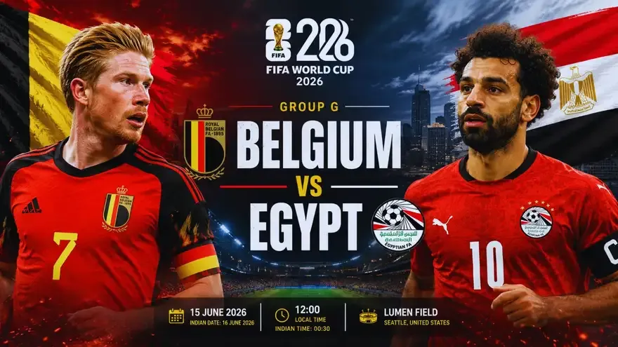 Belgium vs Egypt FIFA World Cup 2026: Preview, Predicted Lineups, Team News, Recent Form & Prediction