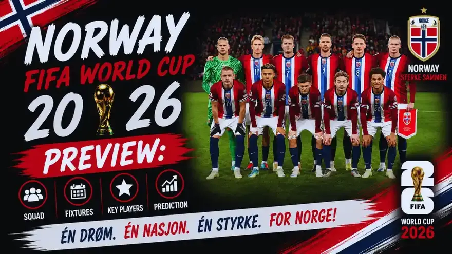 Norway FIFA World Cup 2026 Preview: Squad, Fixtures, Lineup and Prediction