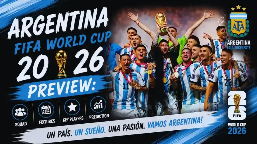 Argentina FIFA World Cup 2026 Preview: Squad, Fixtures, Lineup and Prediction