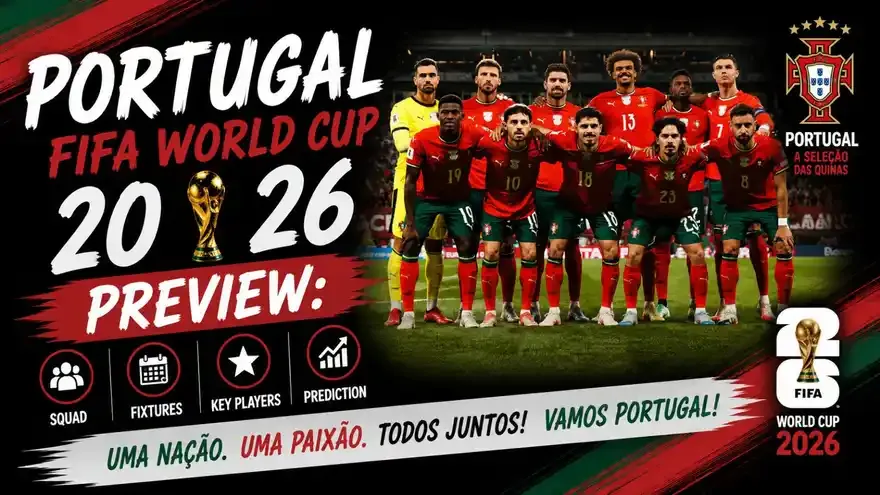 Portugal FIFA World Cup 2026 Preview: Squad, Fixtures, Lineup and Prediction