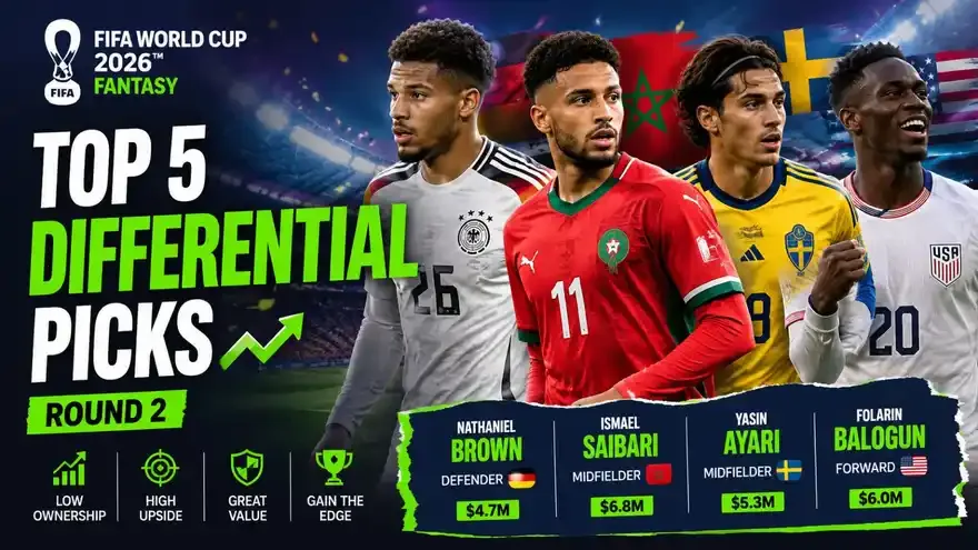 FIFA World Cup 2026 Fantasy: Top 5 Differential Picks for Round 2