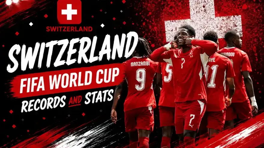 FIFA World Cup 2026: Switzerland - World Cup Records and Stats