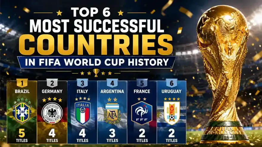 Top 6 Most Successful Countries in FIFA World Cup History