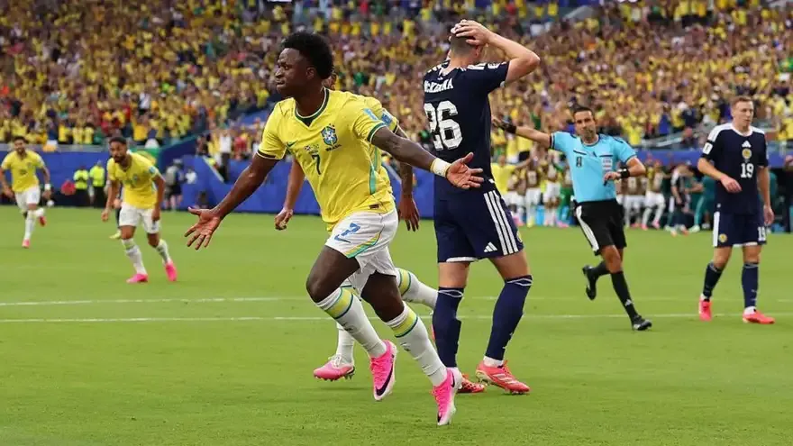 Brazil Set Historic FIFA World Cup Record After 3-0 Win Over Scotland
