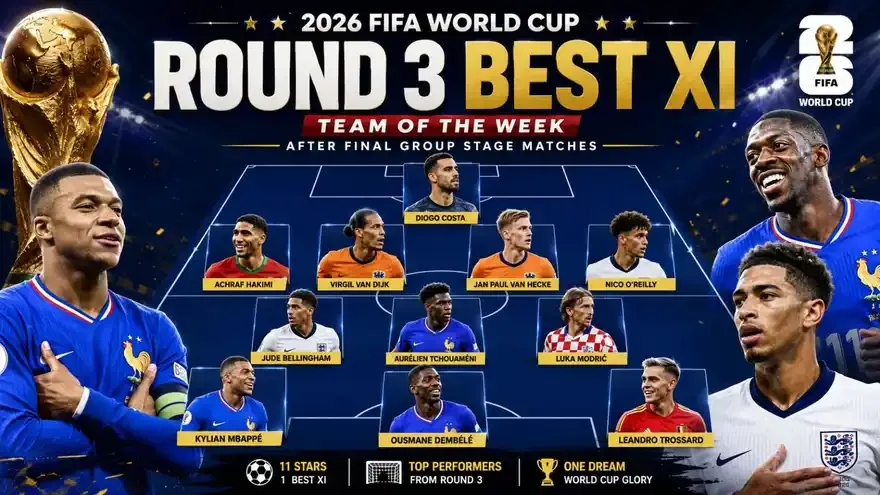 2026 FIFA World Cup Round 3 Best XI: Team of the Week After Final Group Stage Matches