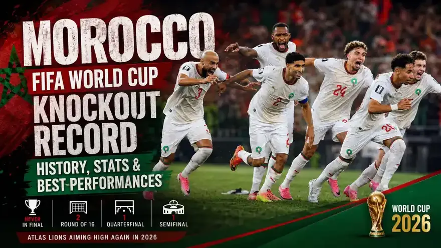 Morocco FIFA World Cup Knockout Record: History, Stats & Best Performances