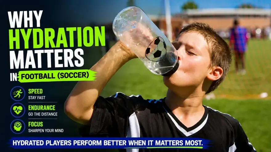 Why Hydration Matters for Speed, Endurance, and Focus in Football (Soccer)