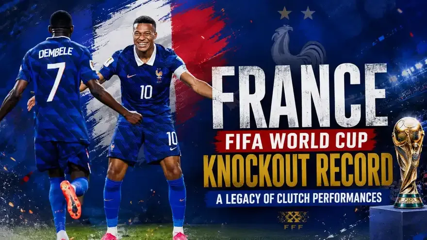 France FIFA World Cup Knockout Record: Complete History, Stats, Wins & Losses