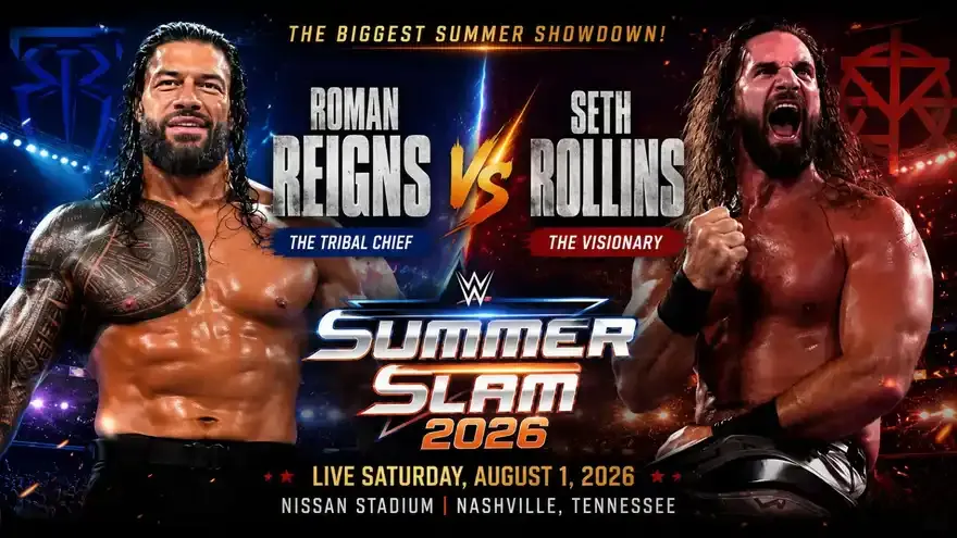 Roman Reigns vs Seth Rollins Confirmed for SummerSlam 2026 Main Event