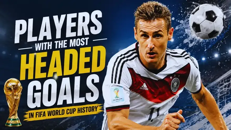 Top 7 Players with the Most Headed Goals in FIFA World Cup History